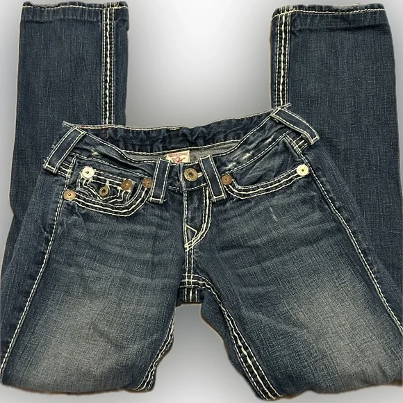 True Religion Women's Boot Cut Jeans - Dark Blue - Picture 3 of 8